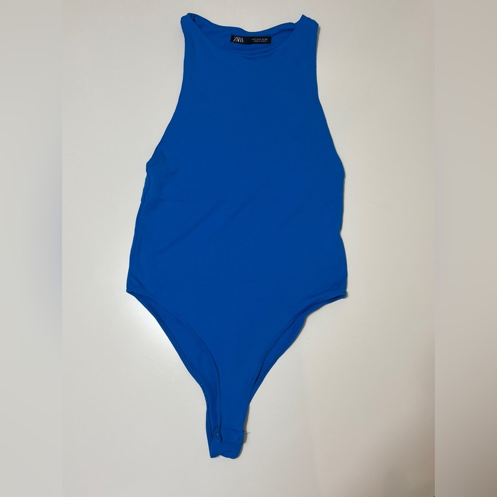 Zara Electric Blue Sleeveless Bodysuit. I never wore it, it’s brand new.
